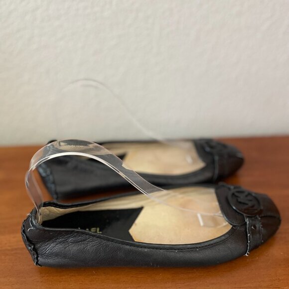 Michael Kors Womens Black Leather Fulton Moc Ballerina Ballet Flats Size 8.5M - Picture 5 of 14
